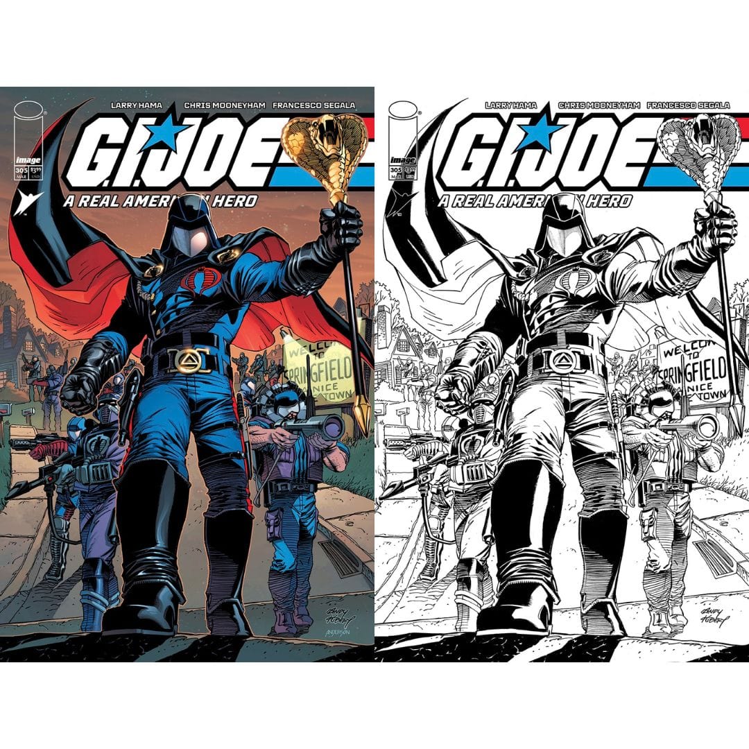 Image Comics G.I. Joe: A Real American Hero #305 Cover A B Set