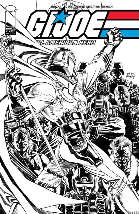 Image Comics G.I. Joe A Real American Hero #323 Cover B Andy Kubert Black & White Variant