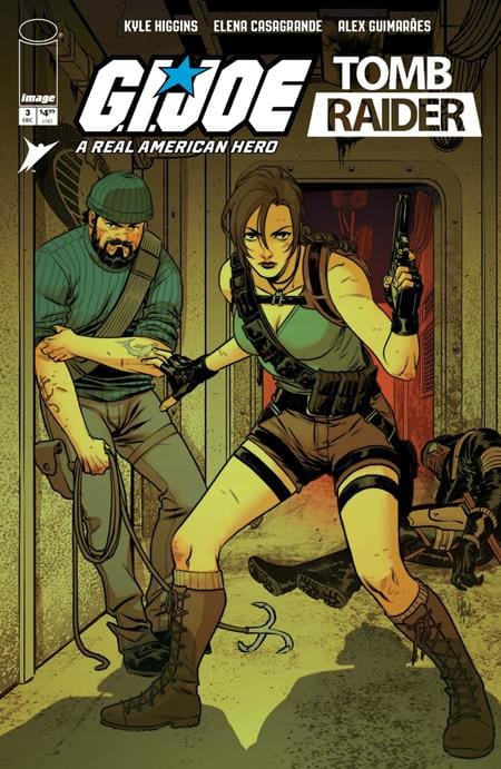 Image Comics G.I. Joe: A Real American Hero Tomb Raider #3 (of 5) Cover A Elena Casagrande & Alex Guimaraes