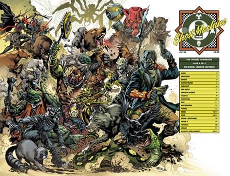 Image Comics Ghost Machine The Official Guidebook #4 (of 5) Cover C Ivan Reis & Danny Miki Wraparound Variant