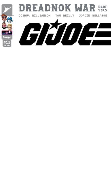 Image Comics GI Joe #13 Cover G Blank Sketch Variant