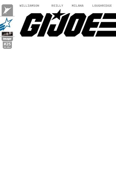 Image Comics GI Joe #25 Cover G Blank Sketch Joe Variant