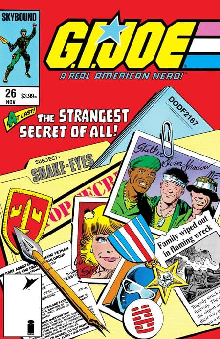 Image Comics GI Joe A Real American Hero #26 Hama Files Edition Cover C Mike Zeck & Bob Wiacek Foil Variant
