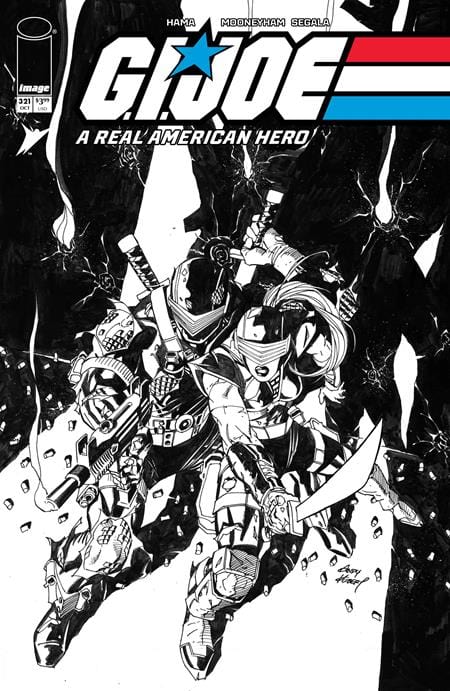 Image Comics Gi Joe A Real American Hero #321 Cover B Andy Kubert B&W Variant