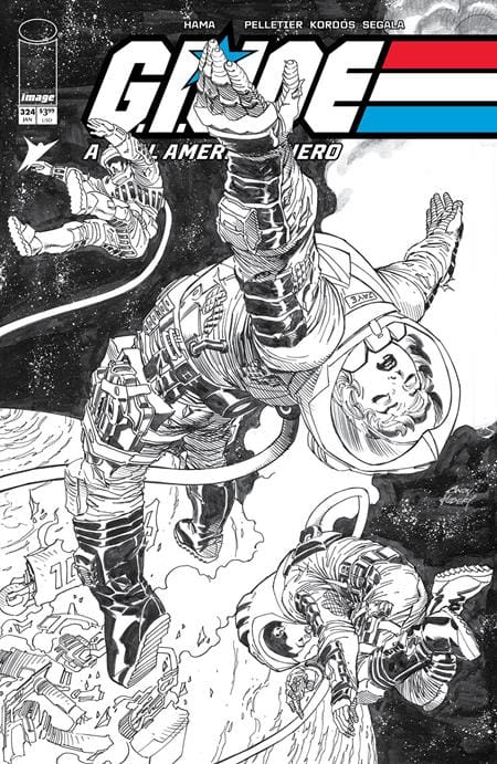 Image Comics GI Joe A Real American Hero #324 Cover B Andy Kubert Black & White Variant