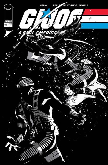 Image Comics GI Joe A Real American Hero #331 Cover B Lee Weeks B&W Variant