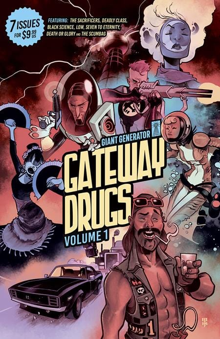 Image Comics Giant Generator First Issue Sampler Trade Paperback Volume 1 Gateway Drugs (Mature)