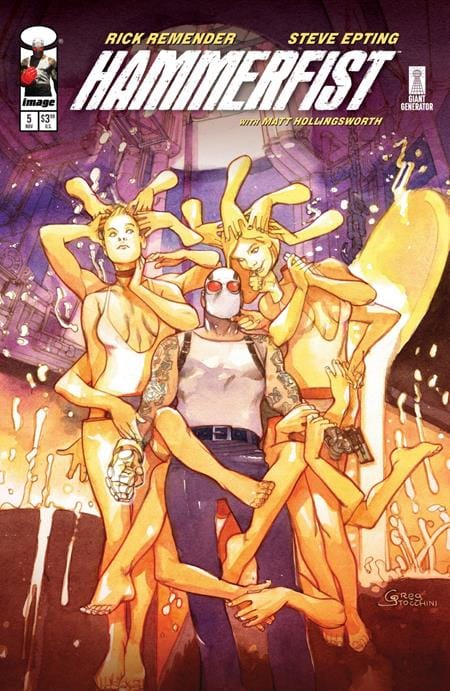 Image Comics Hammerfist #5 Cover B Greg Tocchini Variant (Mature)