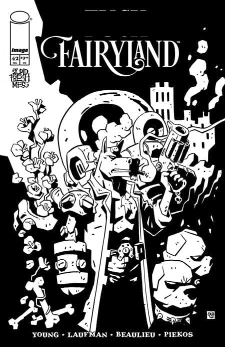 Image Comics I Hate Fairyland #42 Cover B Derek Laufman B&W Variant (Mature)