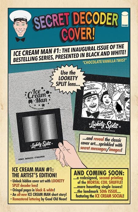 Image Comics Ice Cream Man #1 Chocolate Vanilla Twist Edition (Mature)