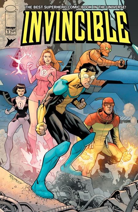 Image Comics Invincible Foil Edition #1 Reprint Cover C Ryan Ottley & Nathan Fairbairn Variant