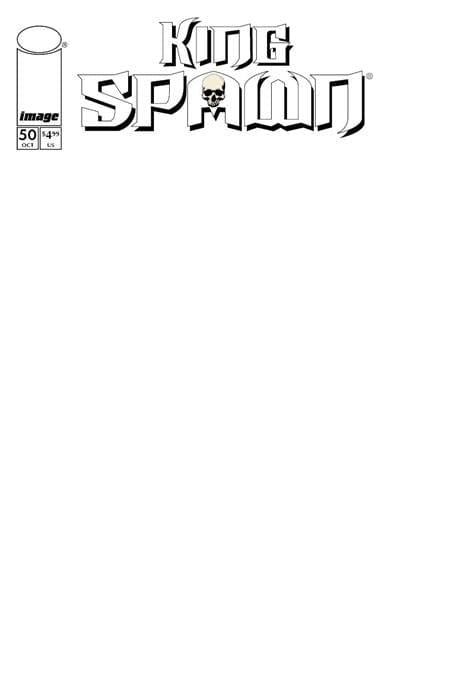 Image Comics King Spawn #50 Cover C Blank Sketch Variant