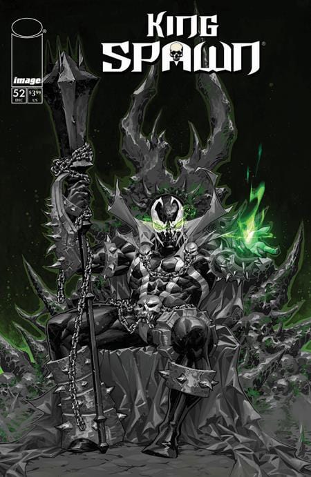Image Comics King Spawn #52 Cover B Kael Ngu Black & White Variant