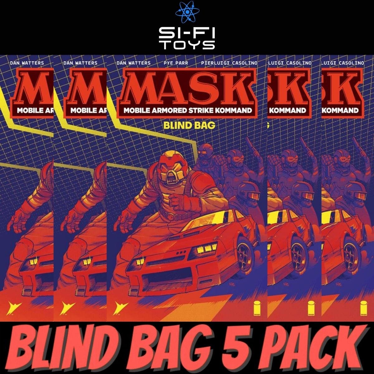 Image Comics M.A.S.K. #1 Cover R Blind Bag Variant 5-Pack