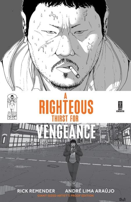 Image Comics Righteous Thirst For Vengeance Giant Sized Artists Proof Edition #1 (Mature)