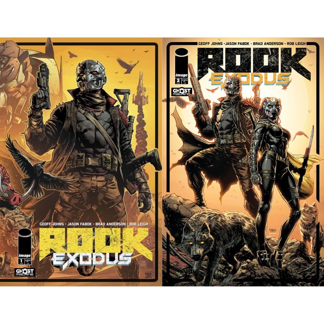 Image Comics Rook: Exodus #1 Cover A & Rook: Exodus #2 Cover A Jason Fabok Set
