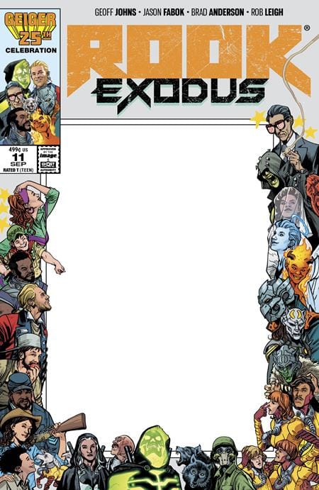 Image Comics Rook Exodus #11 Cover E Blank Sketch Variant