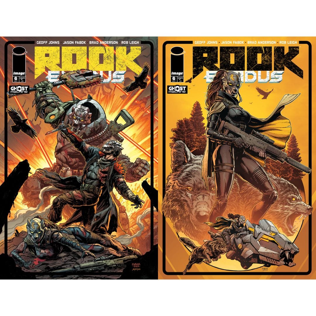 Image Comics Rook: Exodus #6 Cover A B Jason Fabok & Brad Anderson Variant Set