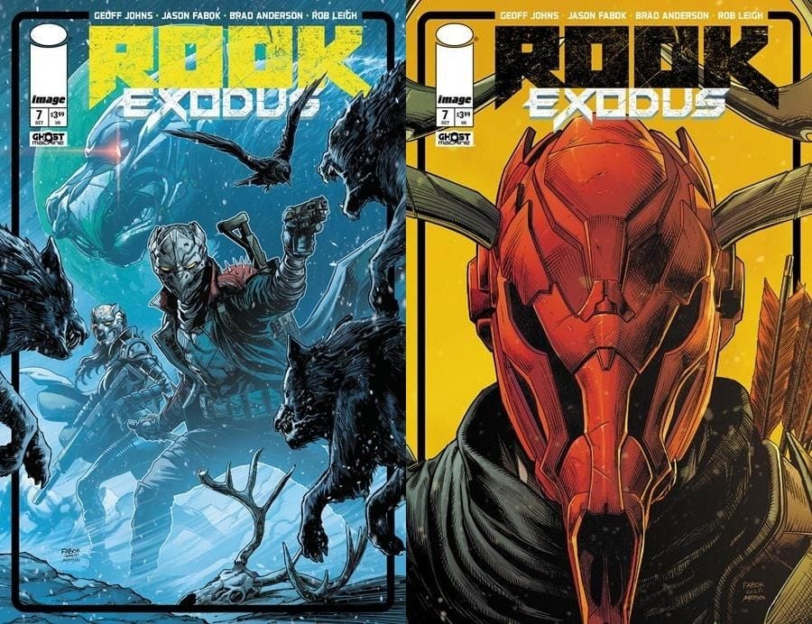 Image Comics Rook Exodus #7 Cover A B Jason Fabok & Brad Anderson Variant Set