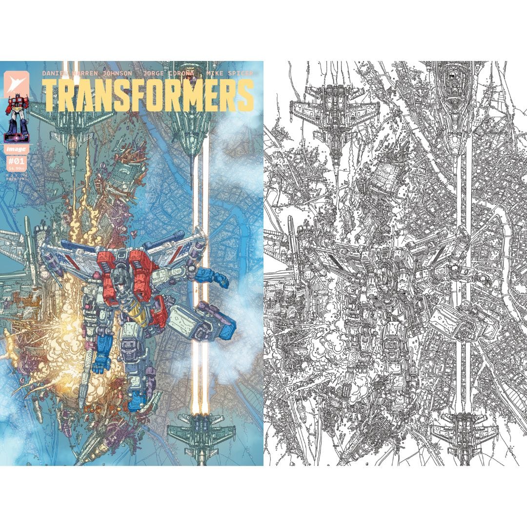 Image Comics Transformers #1 Fifth Printing Cover A B Set