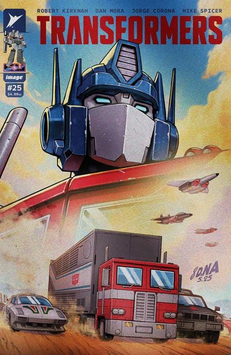 Image Comics Transformers #25 Cover I David Nakayama Foil Variant