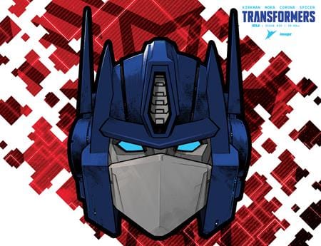 Image Comics Transformers #25 Cover J John Amor & Andres Juarez Foil Die Cut Mask Variant