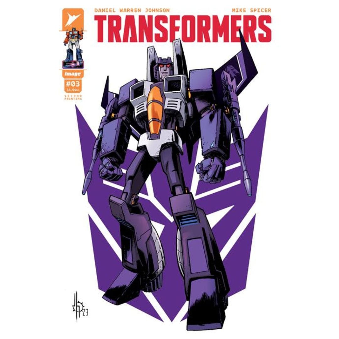 Image Comics Transformers #3 Second Printing Cover A B Set