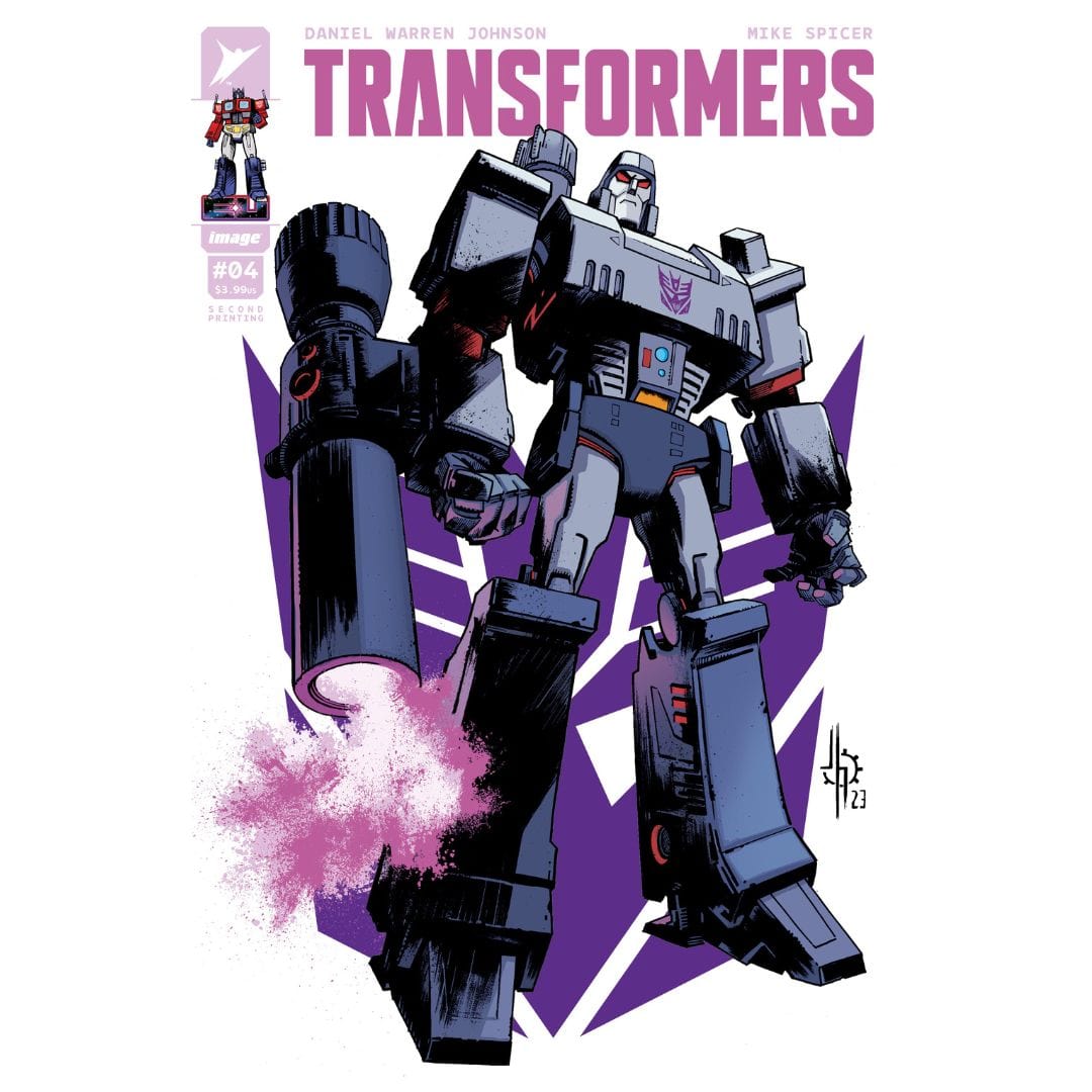 Image Comics Transformers #4 Second Printing Cover A B Set