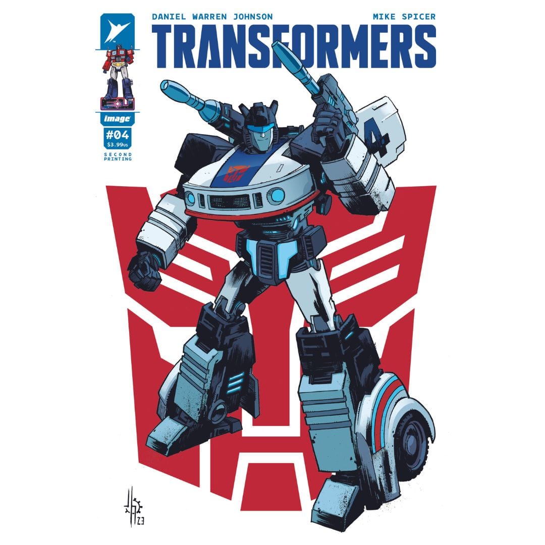 Image Comics Transformers #4 Second Printing Cover A B Set
