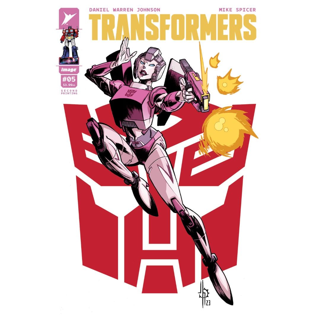 Image Comics Transformers #5 Second Printing Cover A B Set