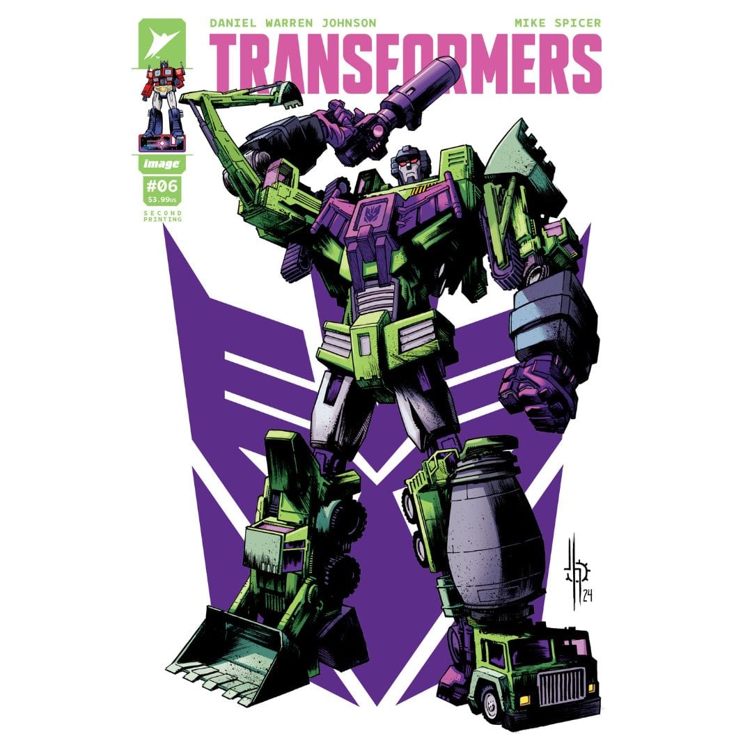 Image Comics Transformers #6 Second Printing Cover A B Set
