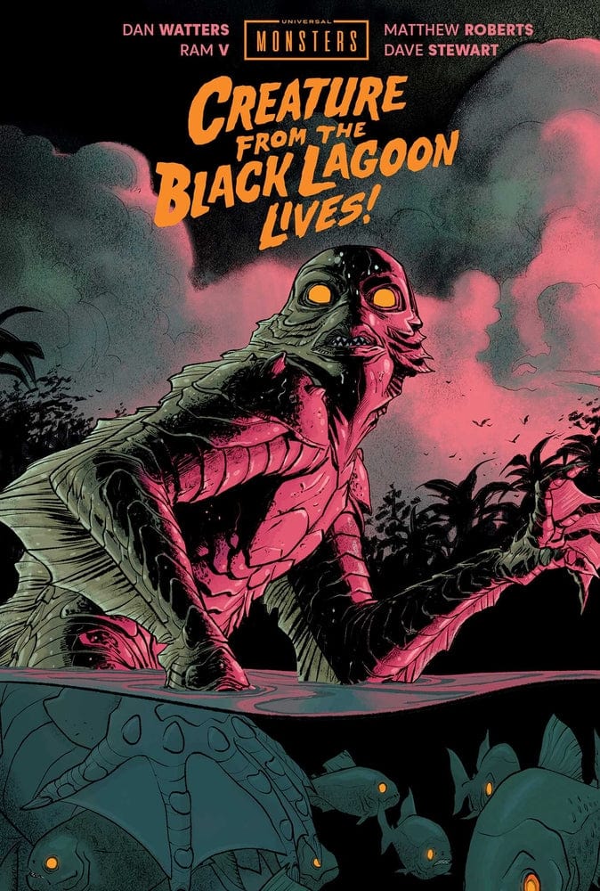 Image Comics Universal Monsters Creature From The Black Lagoon Lives Hardcover Matthew Roberts & Dave Stewart Cover