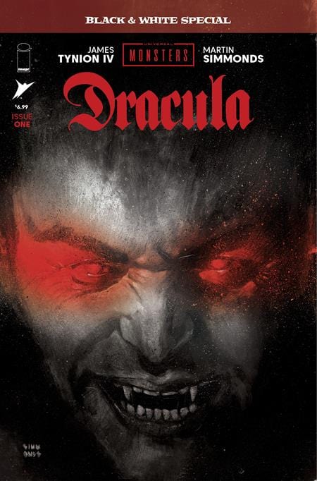 Image Comics Universal Monsters Dracula Black & White Special #1 Cover A Martin Simmonds (Mature)