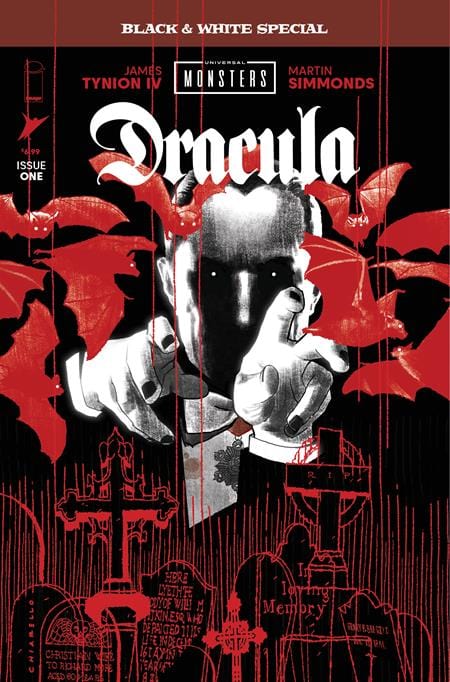 Image Comics Universal Monsters Dracula Black & White Special #1 Cover B Mark Chiarello Variant (Mature)
