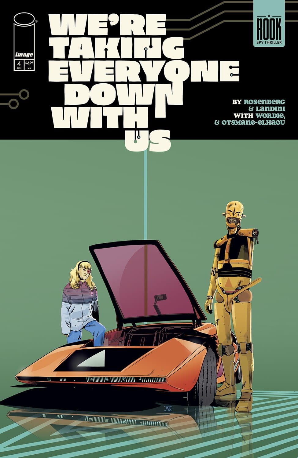 Image Comics Were Taking Everyone Down With Us #4 (Of 6) Cover A Stefano Landini (Mature)