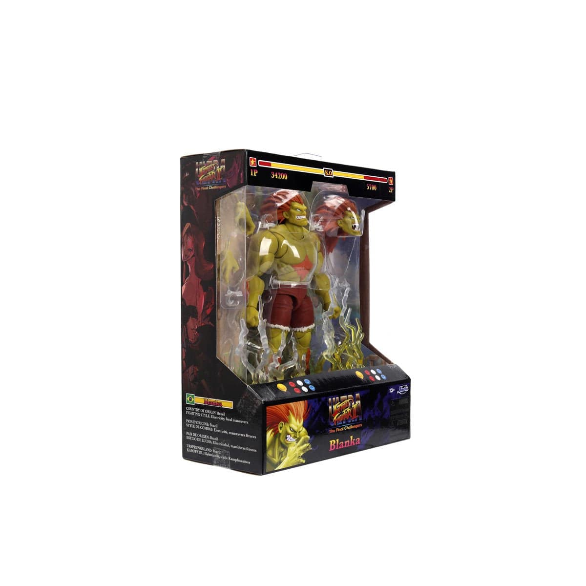Jada Toys Ultra Street Fighter II: The Final Challengers Blanka Action Figure