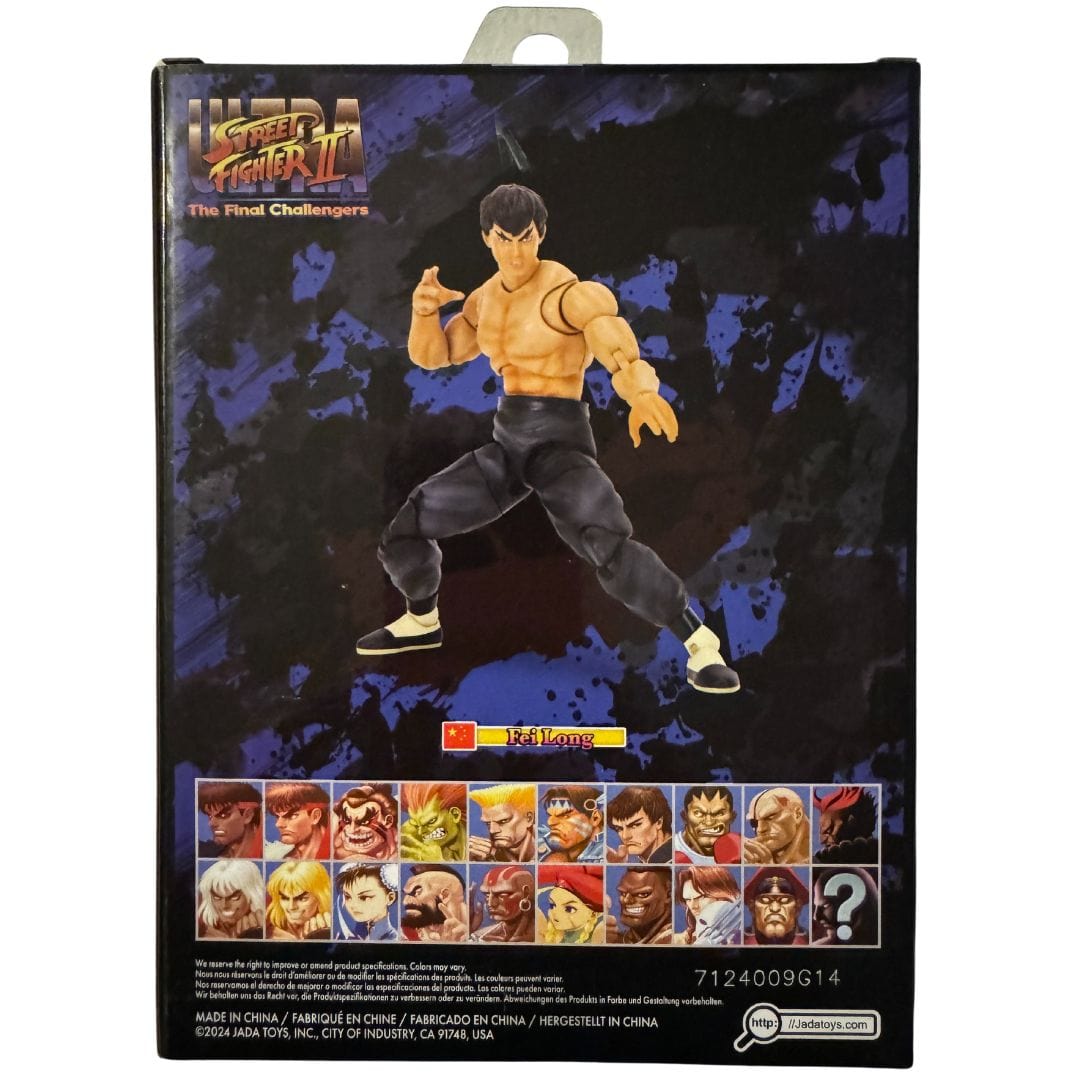 Jada Toys Ultra Street Fighter II: The Final Challengers Fei Long Action Figure