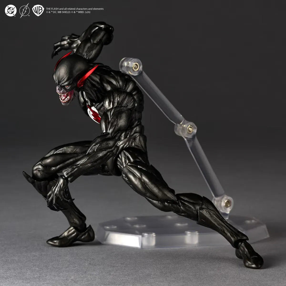 Kaiyodo Amazing Yamaguchi Revoltech DC Comics NR136 Black Flash Action Figure