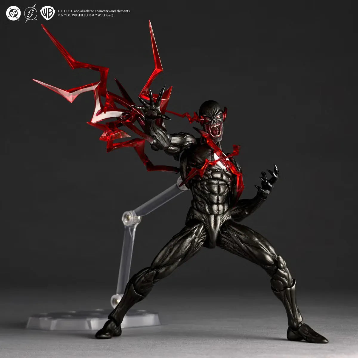 Kaiyodo Amazing Yamaguchi Revoltech DC Comics NR136 Black Flash Action Figure