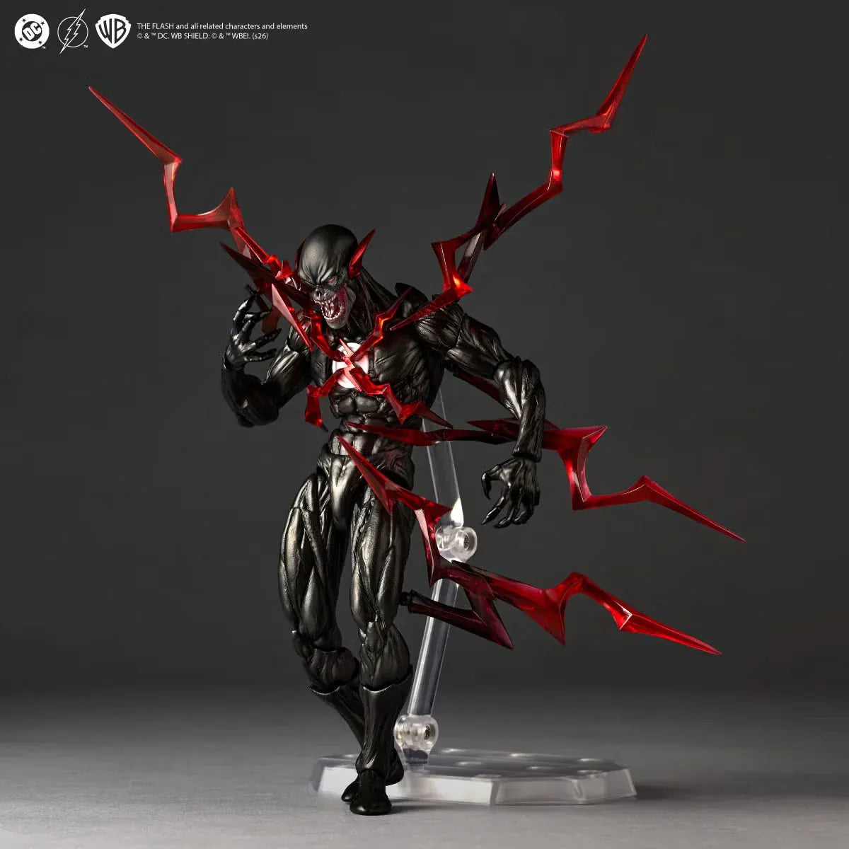 Kaiyodo Amazing Yamaguchi Revoltech DC Comics NR136 Black Flash Action Figure