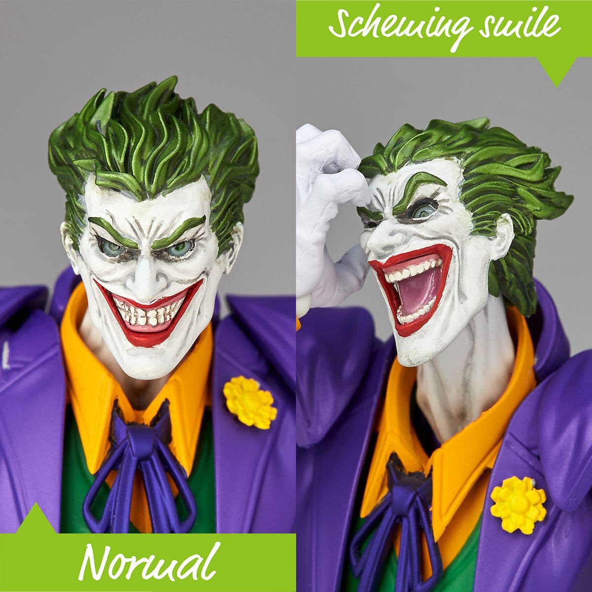 Kaiyodo Amazing Yamaguchi Revoltech NR055 The Joker Version 1.5 Action Figure