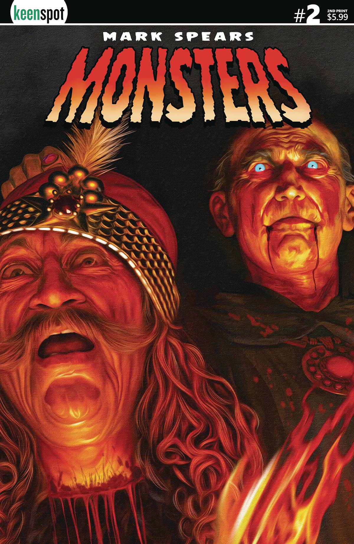 Keenspot Entertainment Mark Spears Monsters #2 2nd Printing Cover A Beheaded