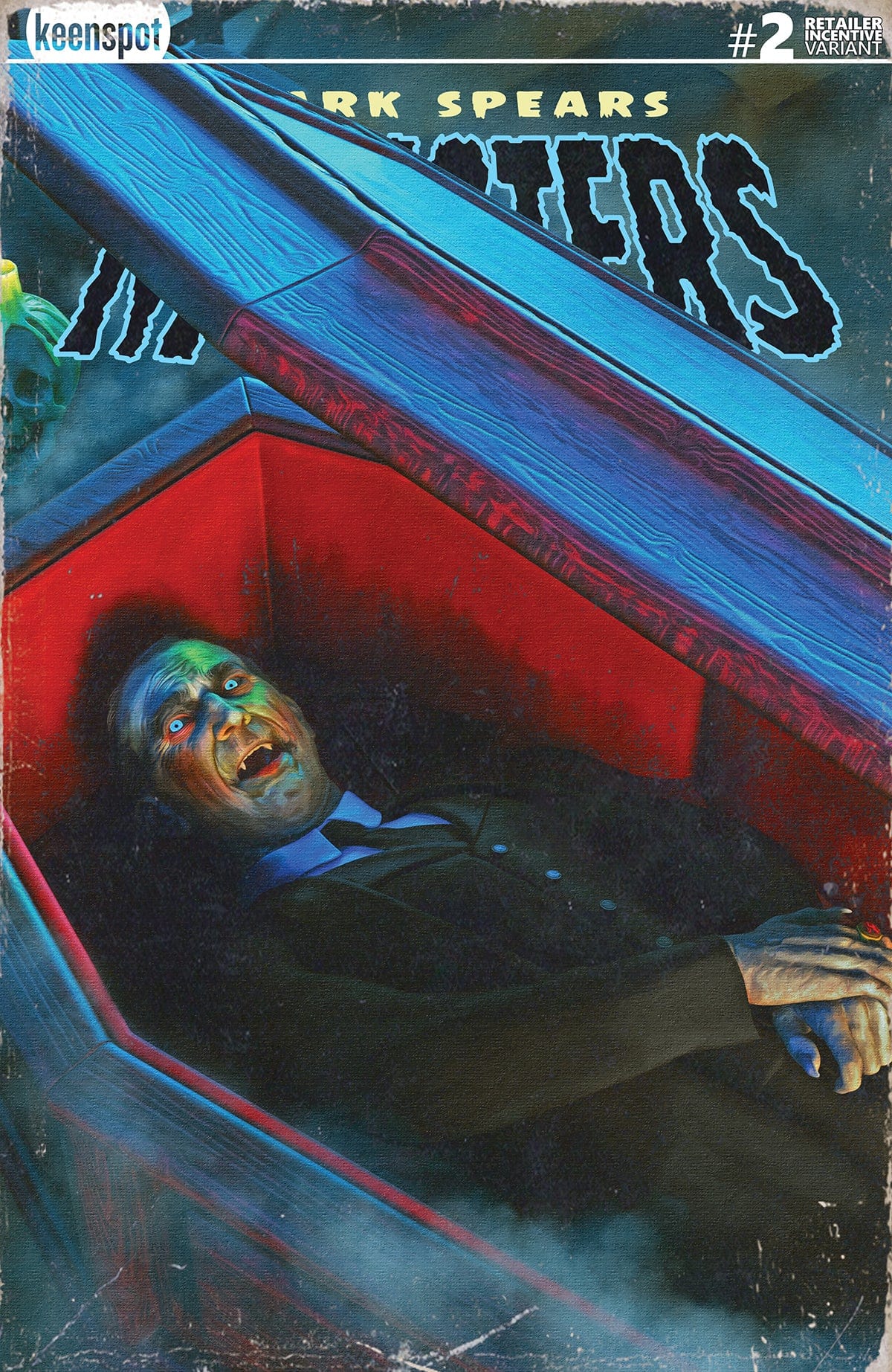 Keenspot Entertainment Mark Spears Monsters #2 Third Printing Cover B Incentive 1:20 Mark Spears Waking The Dead Variant