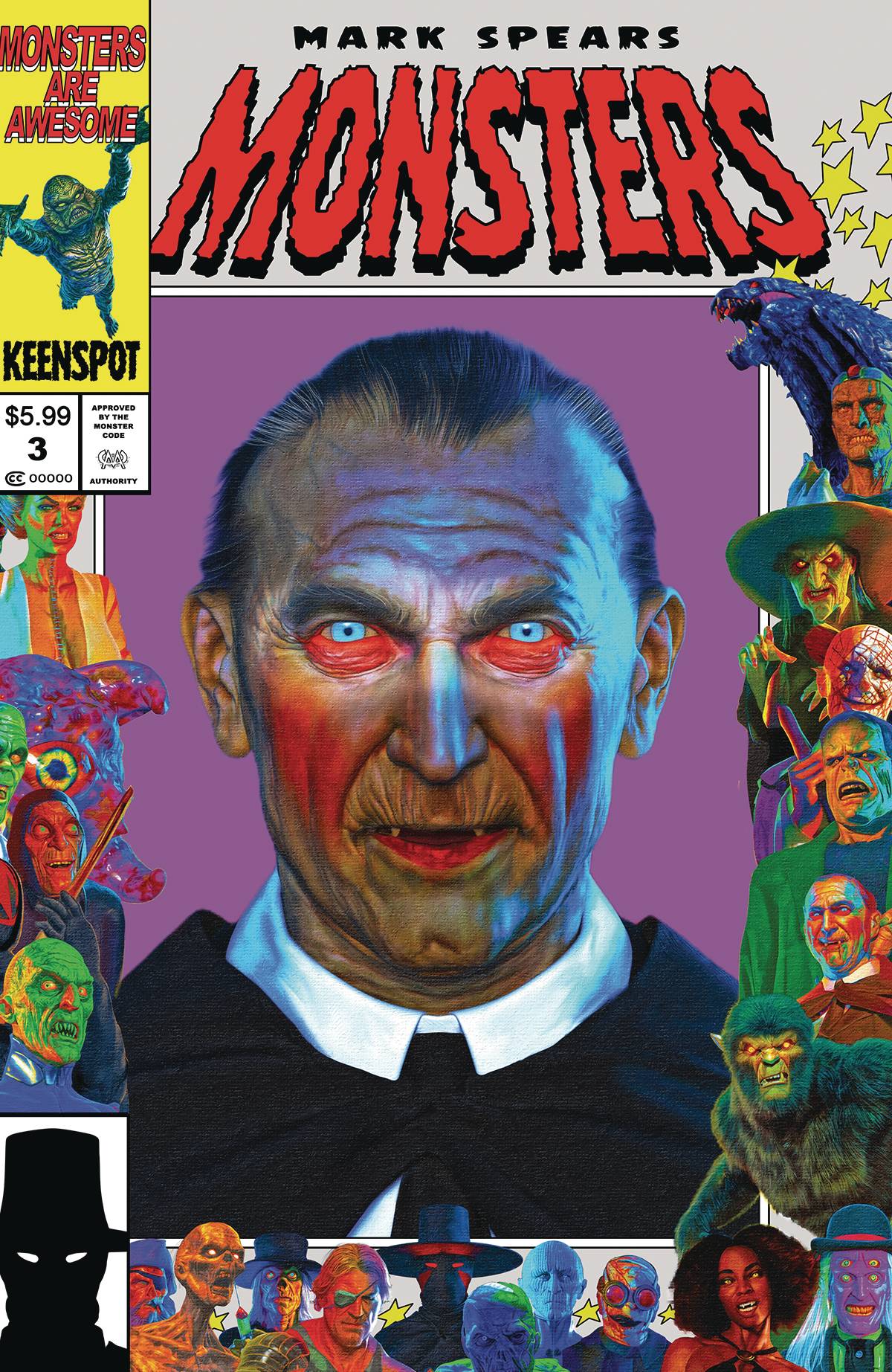 Keenspot Entertainment Mark Spears Monsters #3 Cover D Dracula Homage