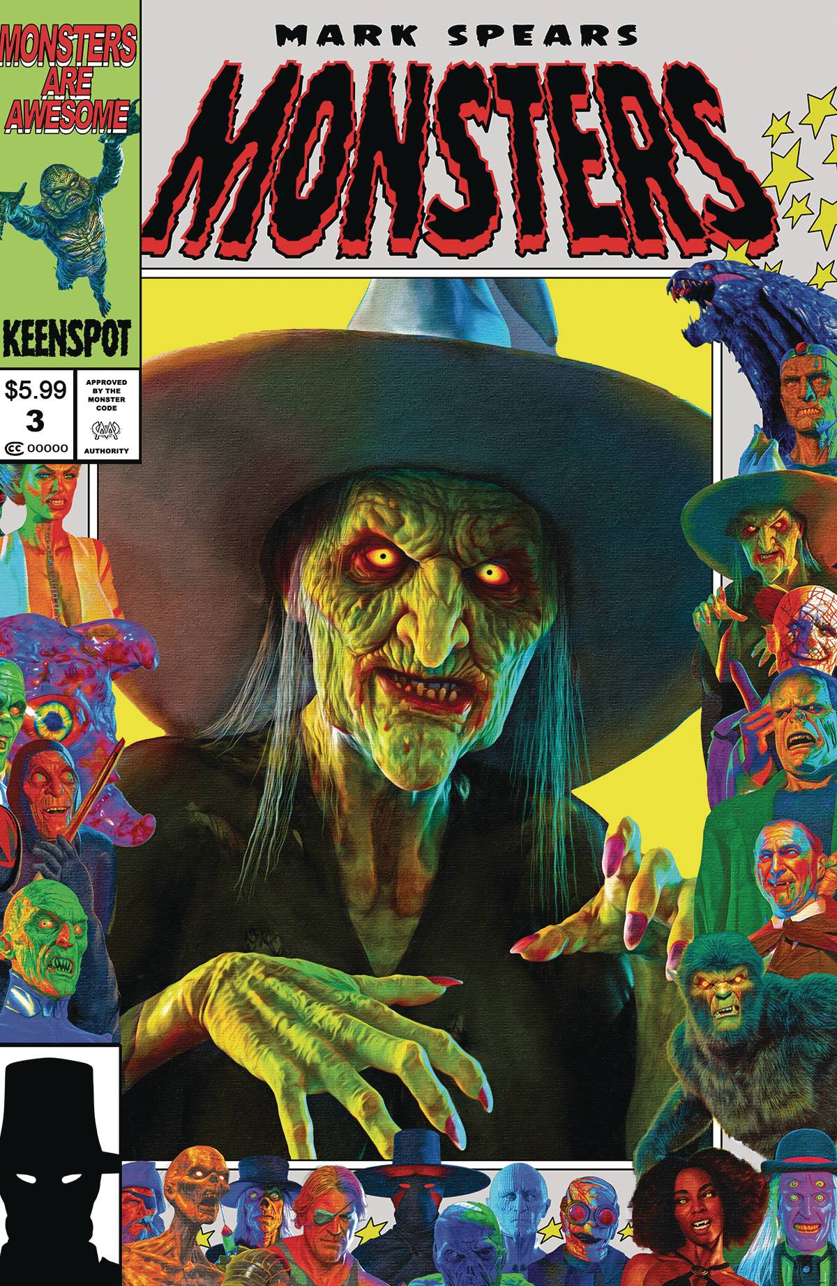 Keenspot Entertainment Mark Spears Monsters #3 Cover E Witch Homage