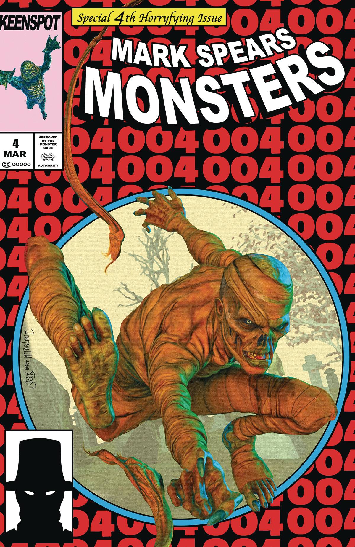 Keenspot Entertainment Mark Spears Monsters #4 Cover D ASM #300 Homage