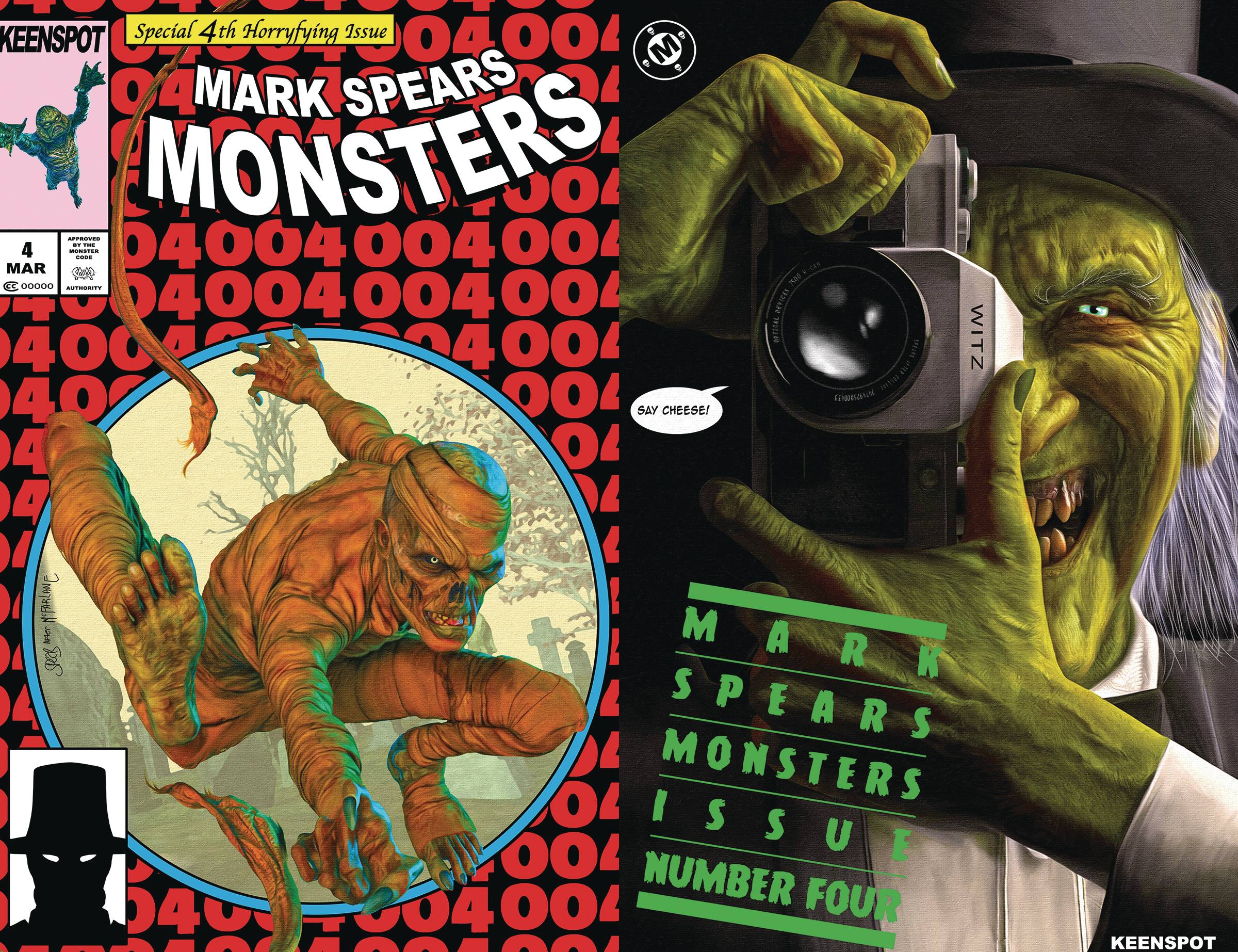 Keenspot Entertainment Mark Spears Monsters #4 Cover F Holofoil Flip