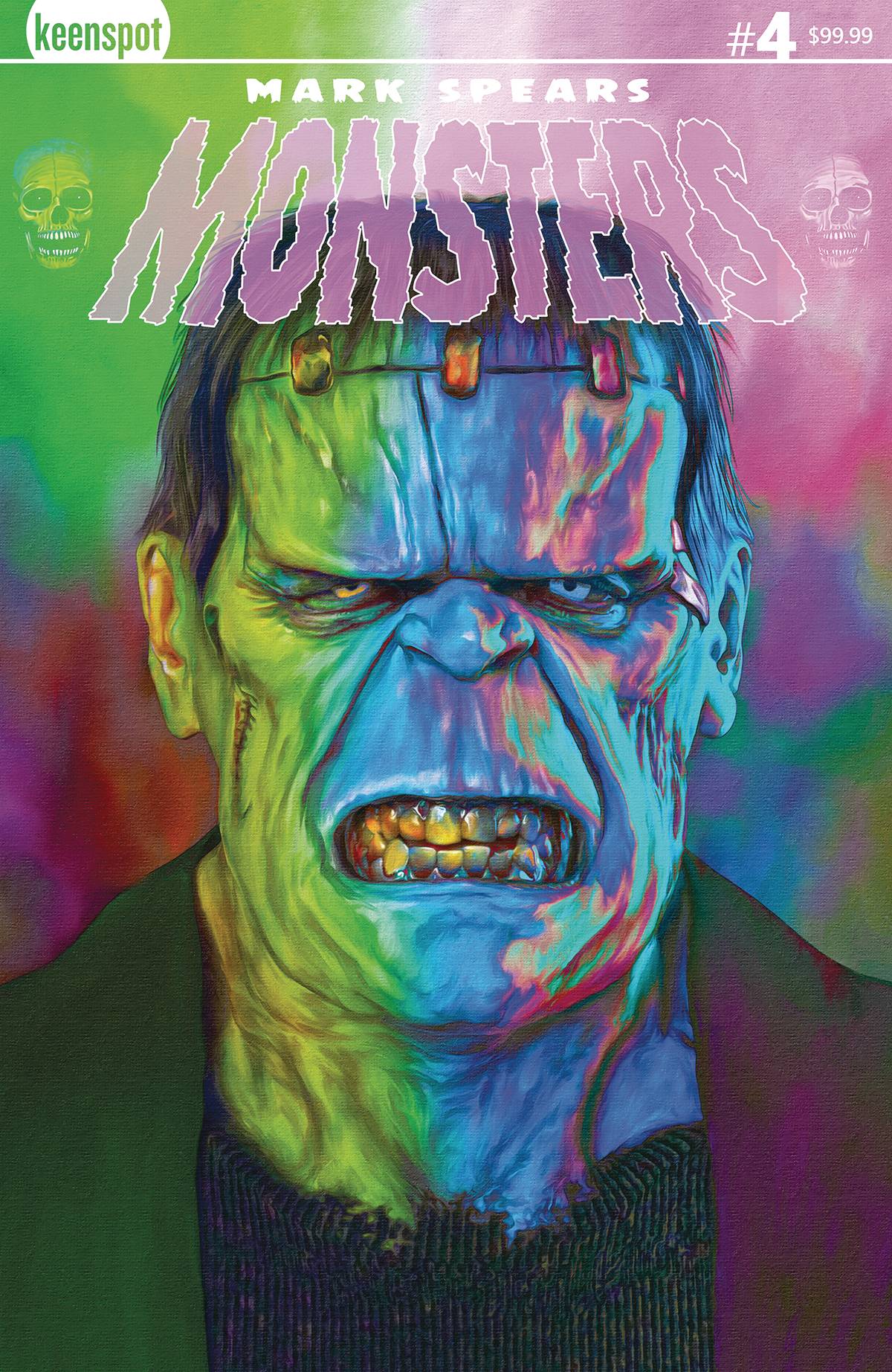 Keenspot Entertainment Mark Spears Monsters #4 Cover G Metal Cover