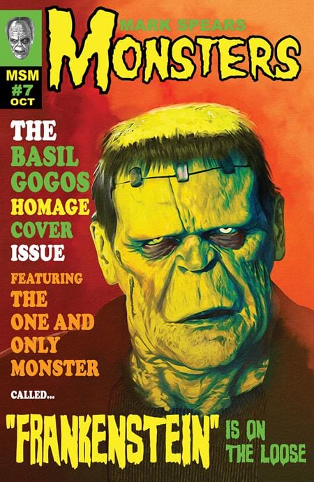 Keenspot Entertainment Mark Spears Monsters #7 Cover D Incentive Mark Spears Famous Monsters Of Filmland Homage Variant