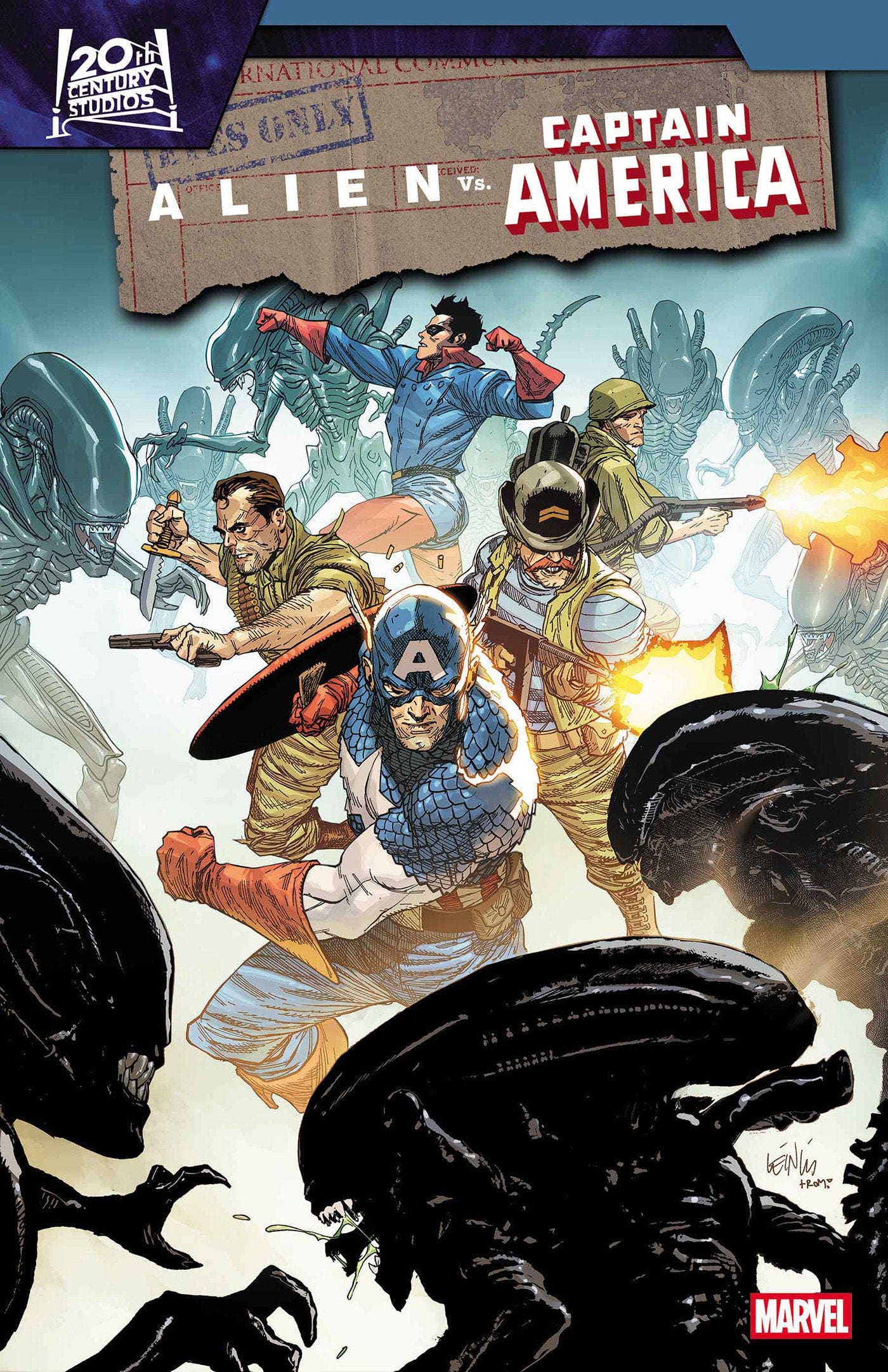 Marvel Comics Alien Vs. Captain America #2